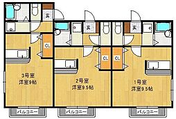ジェリクル八幡 ワンルームの間取図画像
