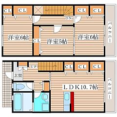 物件の間取り
