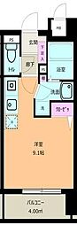 108二十人町 ワンルームの間取図画像
