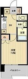 RESIDIA仙台原ノ町 1Kの間取図画像