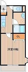 RESIDENZ・S.S. 1Kの間取図画像