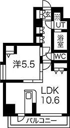 サンヴァーリオ仙台駅東 1LDKの間取図画像