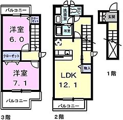 物件の間取り