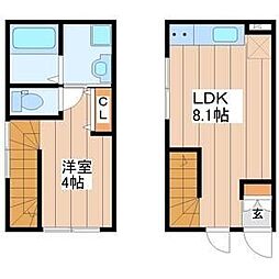 Hau’oli 109 1階1LDKの間取り