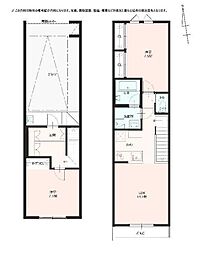 GARAGEHOUSE南光台 2LDKの間取図画像