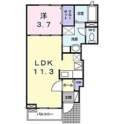 間取図画像 1LDK