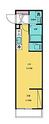 ドレスローザ 1LDKの間取図画像