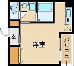 グラン・ドミール仙台駅東 ワンルームの間取図画像