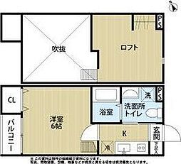 AHIMSA 1Kの間取図画像