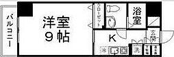NCRe南鍛冶町 1Kの間取図画像