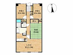 間取図画像 3LDK