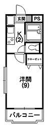 ArtPATEK 1Kの間取図画像