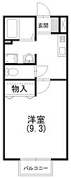 デパール城北A 1Kの間取図画像