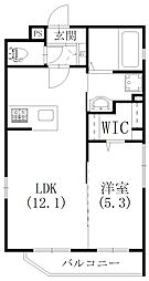 73レジデンス 1LDKの間取図画像