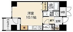 ルーセントオーデン難波 ワンルームの間取図画像