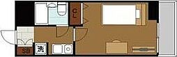 エスリード難波 1Kの間取図画像