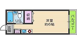 アメニティ・プラザ ワンルームの間取図画像