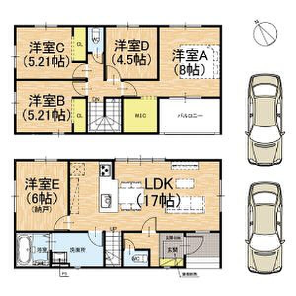 間取りを拡大表示