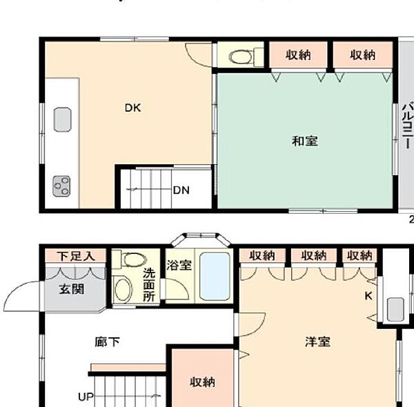 間取りを拡大表示