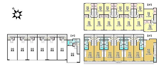 北棟間取り図　...