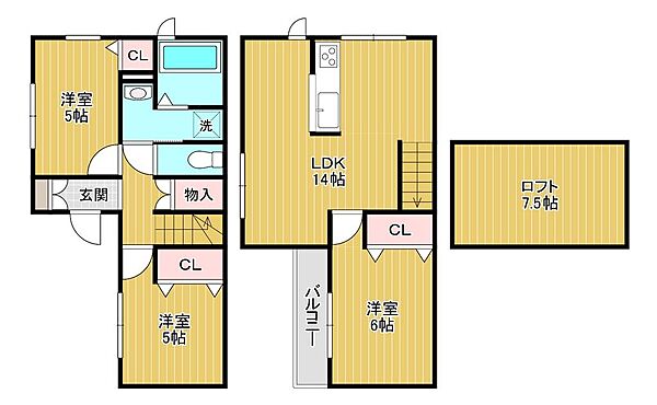 間取りを拡大表示