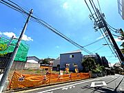 前面道路含む現地土地写真