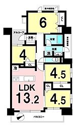 ガーラレジデンス川口並木 4LDKの間取図画像