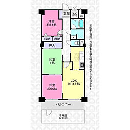 間取図画像 3LDK
