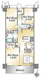 間取図画像 3LDK