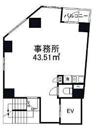 石田ビル東神田の間取図画像