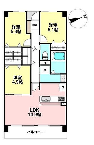 間取りを拡大表示
