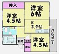 ビレッジハウス鳴滝18号棟5階2.5万円