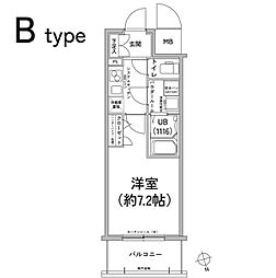 エスリード難波ステーションプラザ 802 8階1Kの間取り
