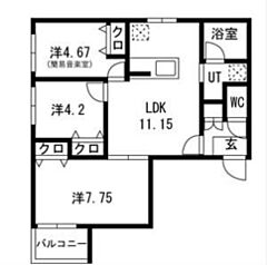 物件の間取り