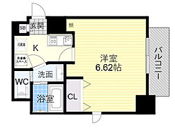 QuintetJOTONOE 1Kの間取図画像