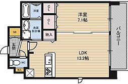 ラベニール 1LDKの間取図画像