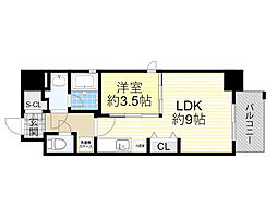 アーバンリンク森小路駅前 1LDKの間取図画像