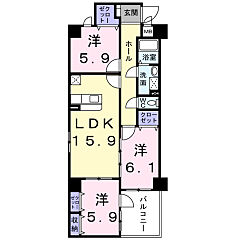 物件の間取り