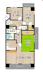 間取図画像 3LDK