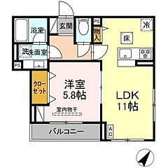 物件の間取り