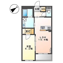 間取図画像 1LDK