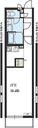 リブリ・湘南 1Kの間取図画像