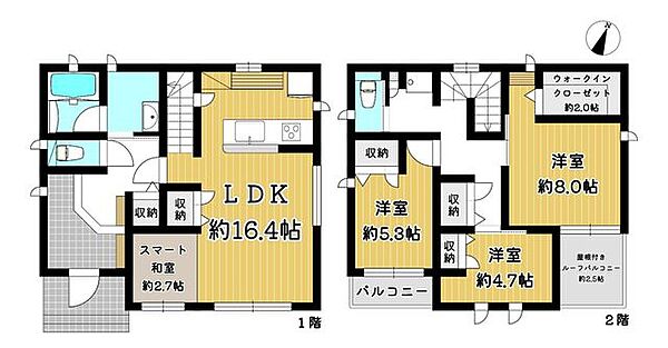 間取りを拡大表示