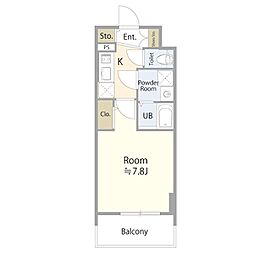 エスリード大須アヴェニュー 1Kの間取図画像