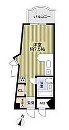 ミスティエイト ワンルームの間取図画像