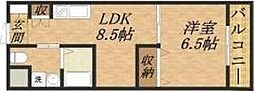 間取図画像 1LDK