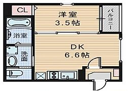 間取図画像 1DK