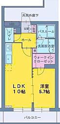 カームスガーデン・ジオ 1LDKの間取図画像