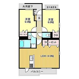グリーンヒルズEAST II 2階/205