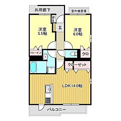 物件の間取り